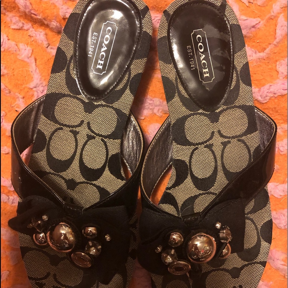 Coach sandals